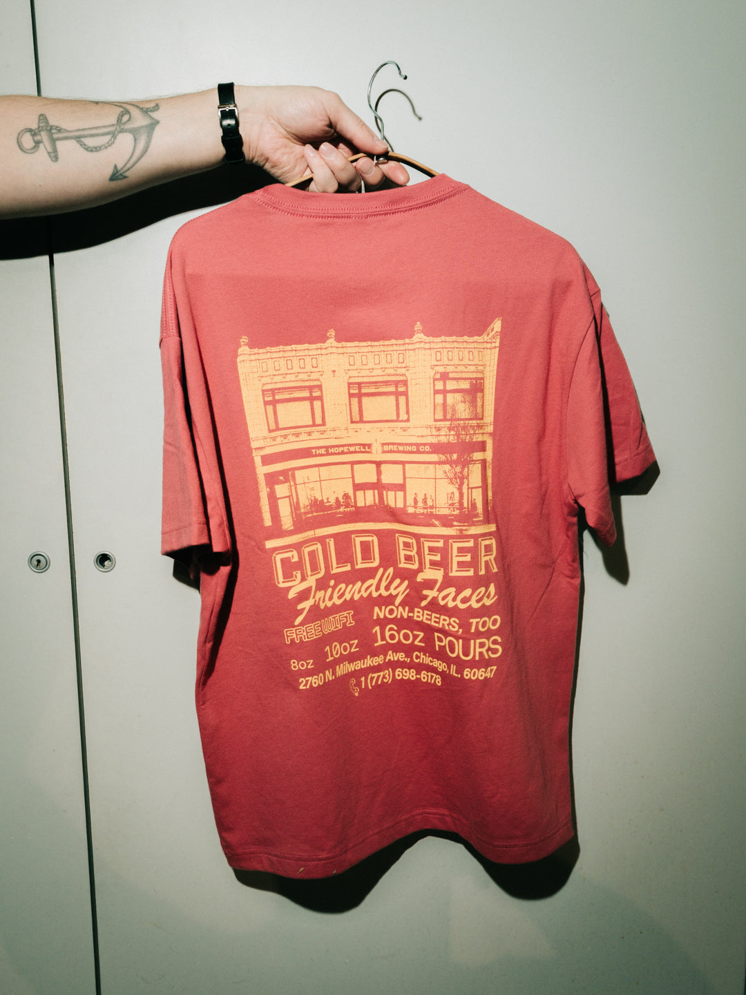Taproom Tee - Vintage Red